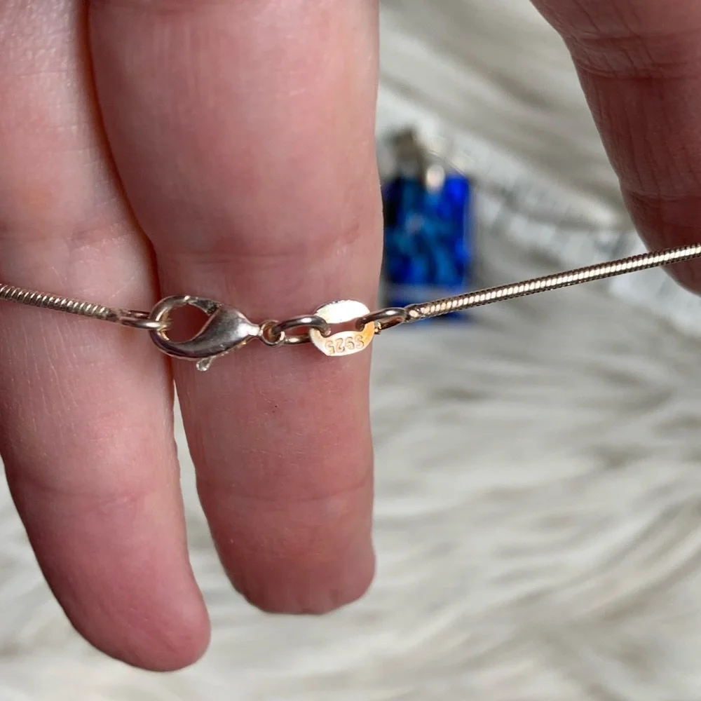 Elegant Blue Jewelry Set - Picture 7 of 14